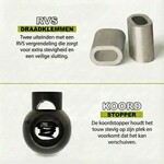 Stropkoord 6 mm met stop