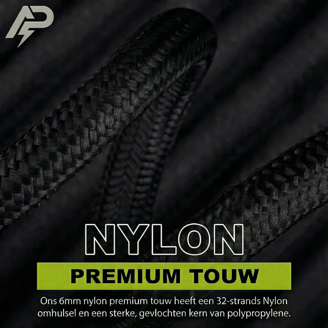 Stropkoord 6 mm met stop