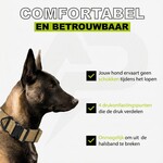 Compact Halsband Zwart Reflecterend (PRE-ORDER)