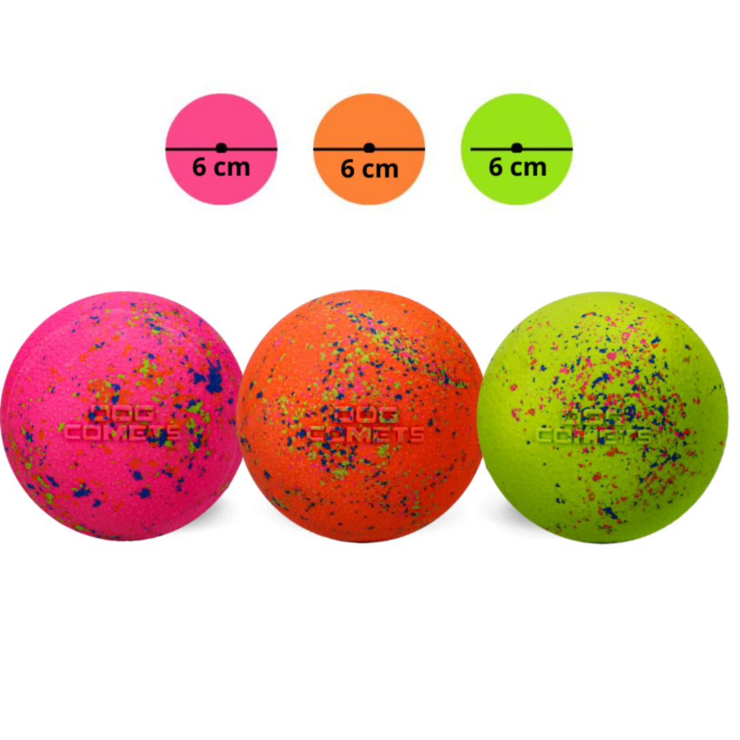 Speelbal - Duurzame Hondenbal van Natuurlijk Rubber - (2-pack) Stuitert & Drijft - Perfect voor Apporteren - Goed voor het Gebit