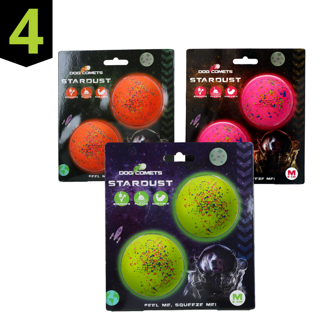 Speelbal - Duurzame Hondenbal van Natuurlijk Rubber - (2-pack) Stuitert & Drijft - Perfect voor Apporteren - Goed voor het Gebit