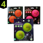 Play Ball - Durable Natural Rubber Dog Ball - (2-pack) Bounces & Floats - Ideal for Fetch - Promotes Dental Health