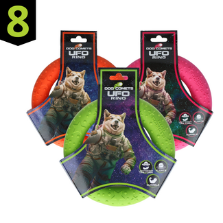 ProGrip Ring – Floating Fetch & Tug Toy Made of TPR Foam Rubber (Ø 19 cm)