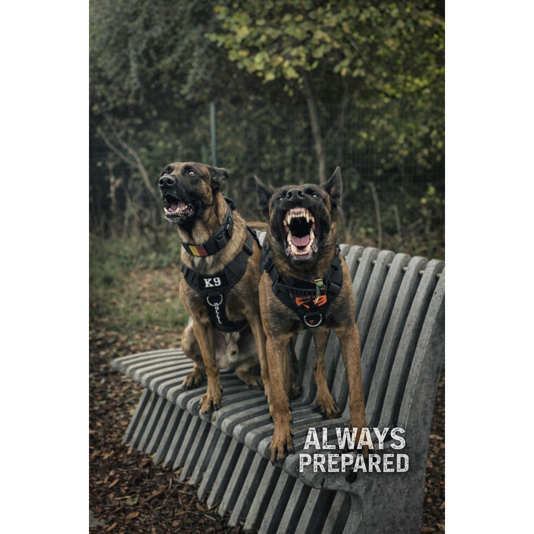 Pro Dog Harness IDENT – Professional dog harness with fixed embroidery