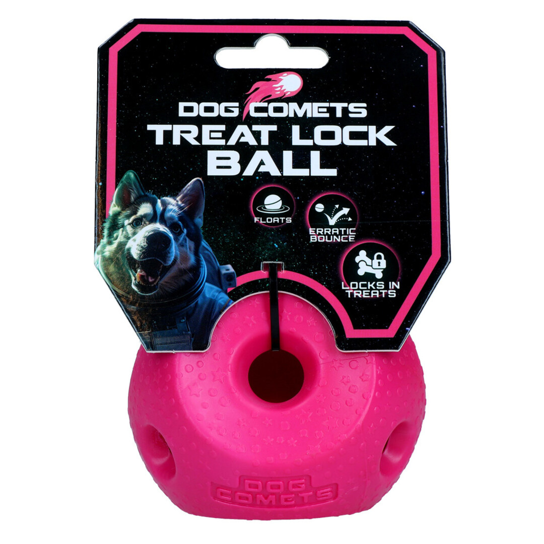 Dog Comets Treat Lock Ball