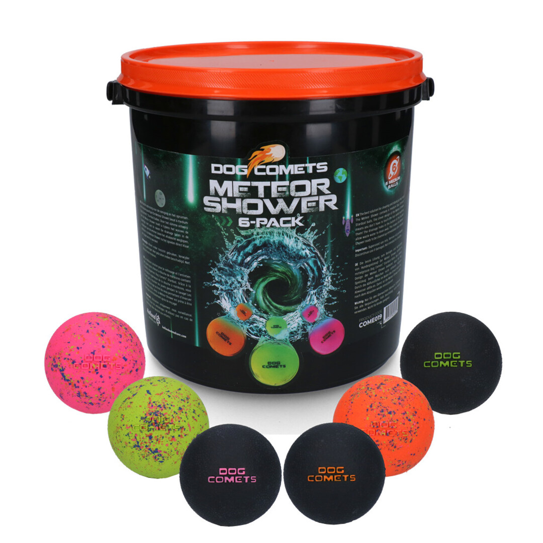 Meteor Shower (Emmer met 6 M Stardust ballen)