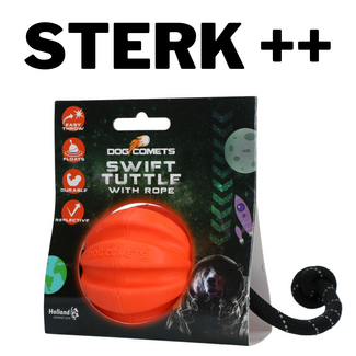 Meteor bal met touw orange