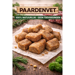 DUO DOG Paardenvet Snacks – 100% Natuurlijk – 350g