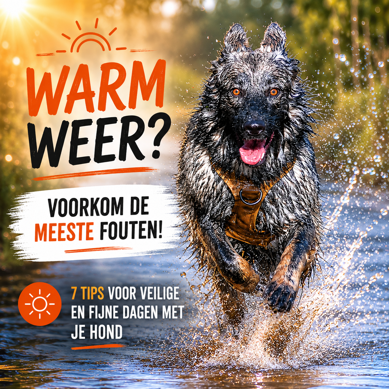 Warm weer en honden: 7 fouten die baasjes onbewust maken tijdens hete dagen