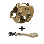 Combi-Deal Pro Tuig + Korthouder Khaki Reflecterend