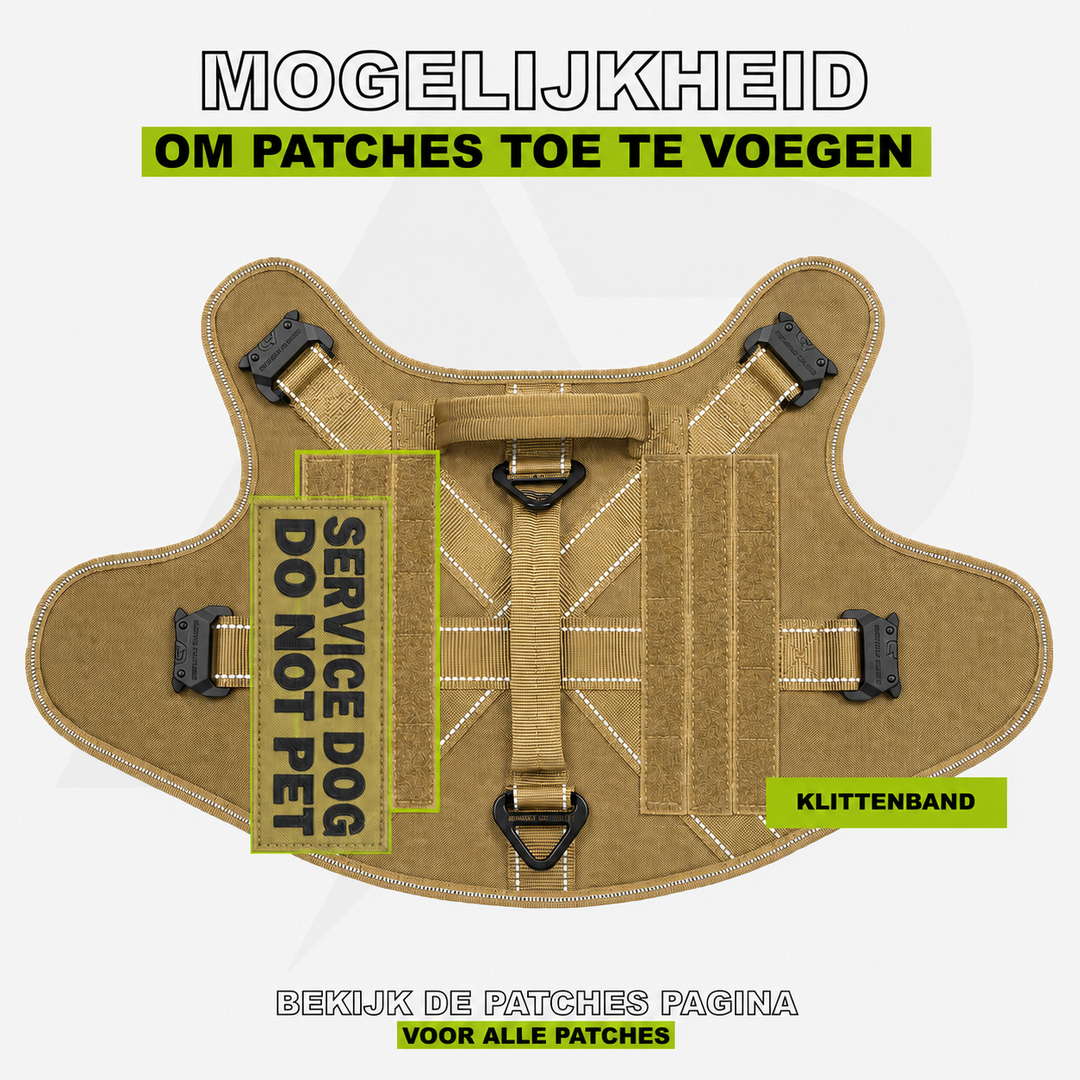 Combi-Deal Pro Harness + Collar Khaki Reflective