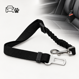 Autogordel Hond | Verstelbare & Elastische Veiligheidsgordel voor in de Auto | 60 tot 100 cm