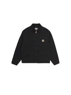 Carhartt WIP OG Detroit Jacket Black Aged Canvas