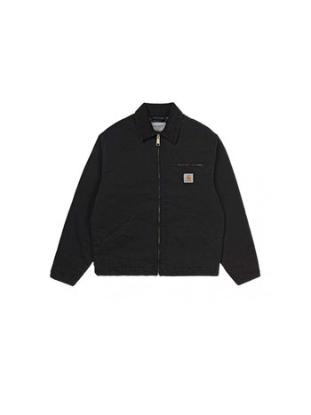 Carhartt WIP OG Detroit Jacket Black Aged Canvas