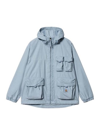 Carhartt WIP Berm Jacket Frosted Blue Garment Dyed