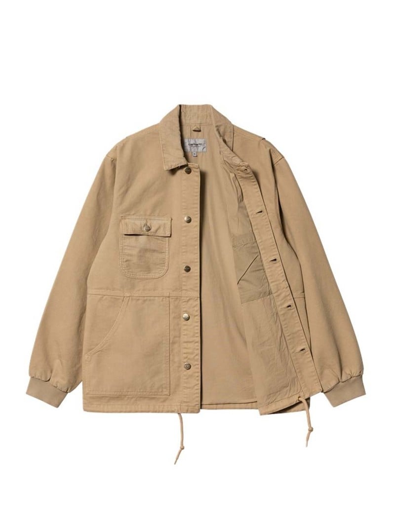 Carhartt WIP Medley Jacket Dusty H Brown Garment Dyed