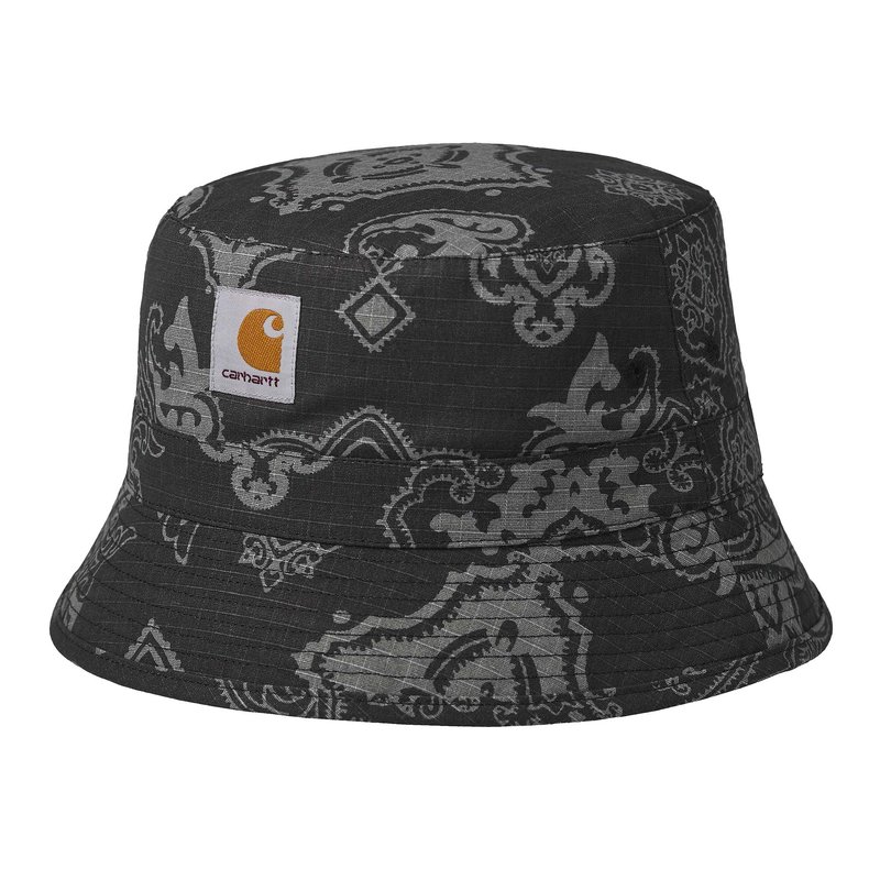 Carhartt WIP Verse Bucket Hat Verse Print Black