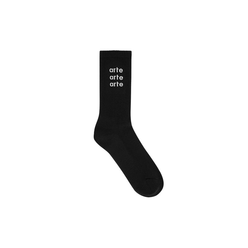 Arte Antwerp Paly Triple Logo Socks Black