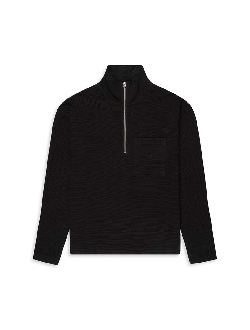 Tide Half-Zip Black - Reissue