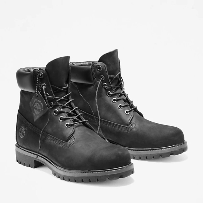6 inch sales black boots