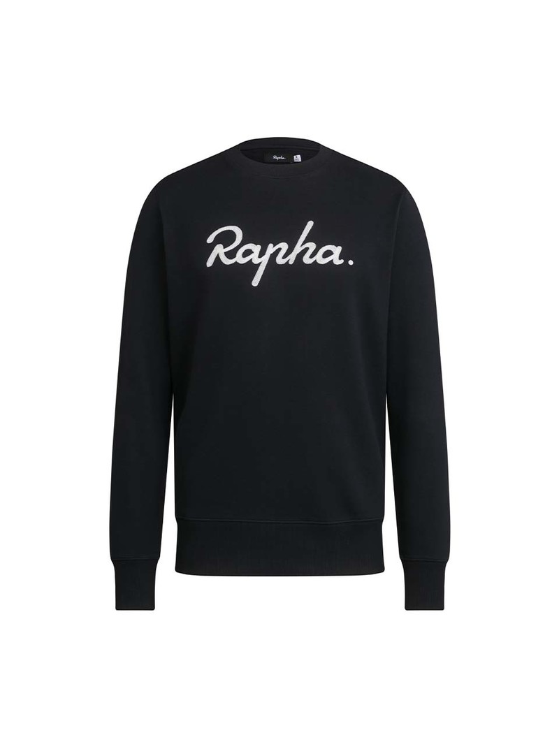 Rapha Logo Sweatshirt Black White