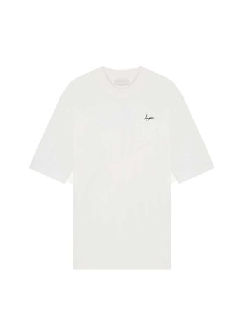 Ampere Amsterdam August Tee White Balcony Embroidery Print