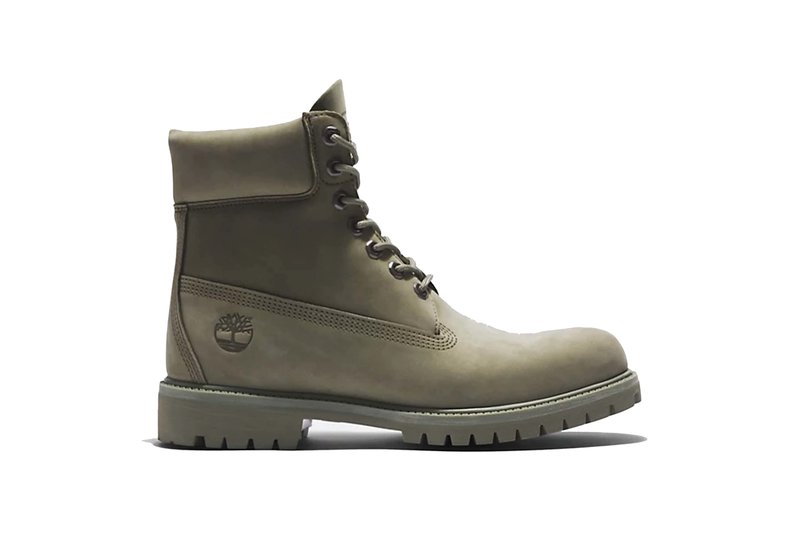 Timberland Premium 6 Inch Waterproof Boot Dark Green Nubuck