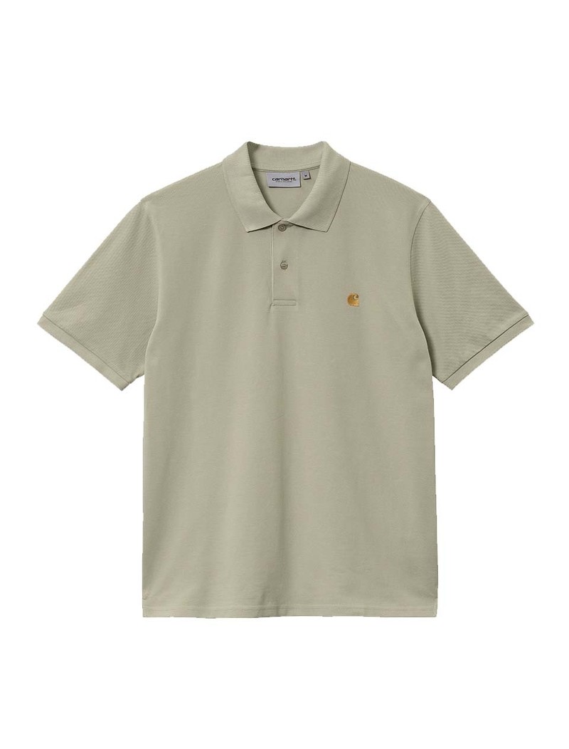 Carhartt WIP S/S Chase Pique Polo Agave Gold