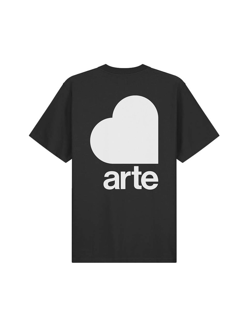 Arte Antwerp Back Crooked Heart Logo T-Shirt Black