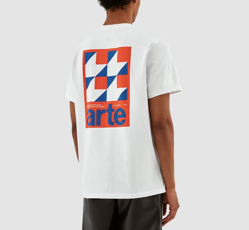 Arte Antwerp Back Print T-Shirt White