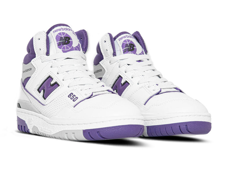 New Balance 650 White Purple