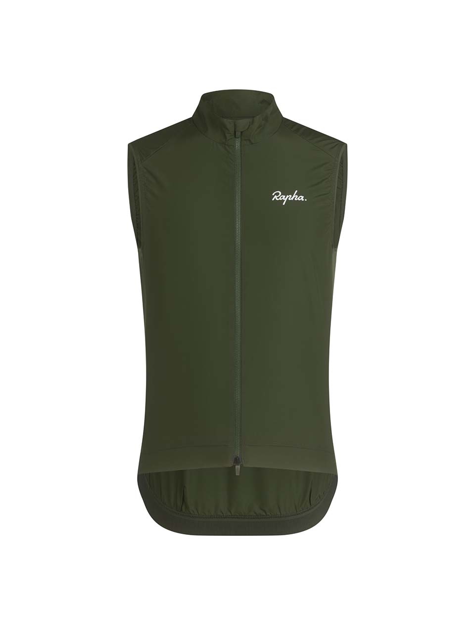 Rapha Core Gilet Deep Olive Green White