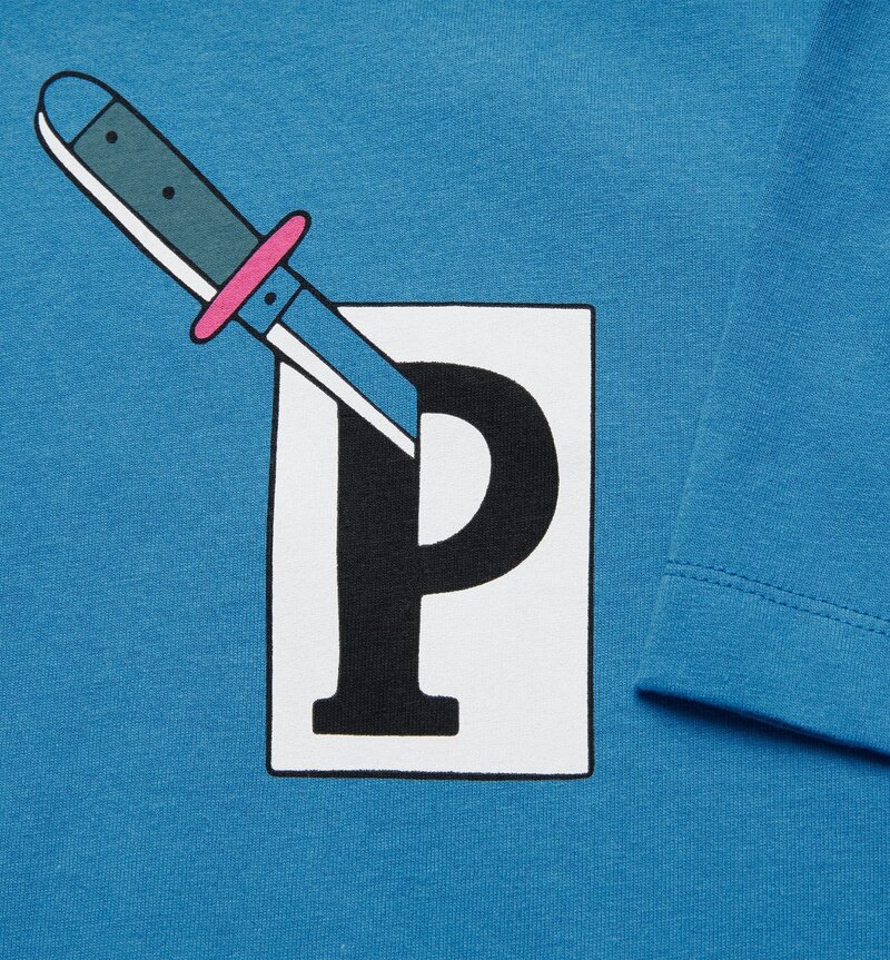 By Parra Fucking Fork T-Shirt Slate Blue