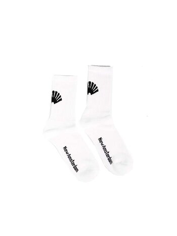 New Amsterdam Surf Association Logo Socks White