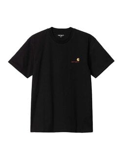 Carhartt WIP S/S American Script T-Shirt Black