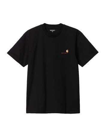Carhartt WIP S/S American Script T-Shirt Black