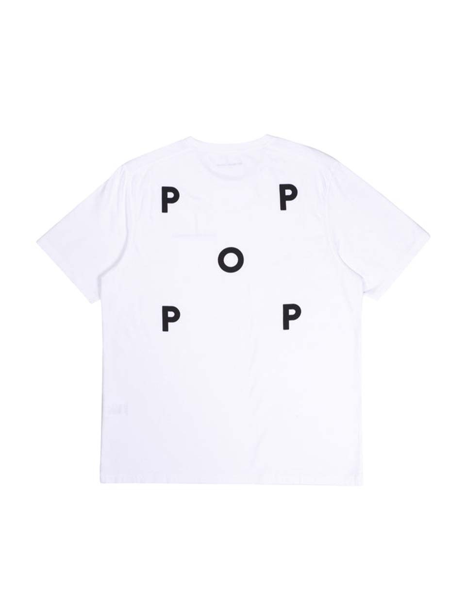 POP Trading Company Logo T-Shirt White Black