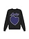 Arte Antwerp Cohen Back Heart Sweater Black