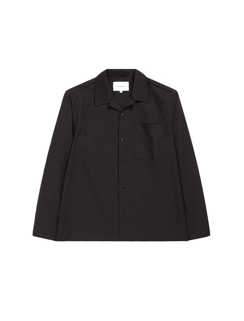 Norse Projects Carsten Solotex Twill Shirt LS Black