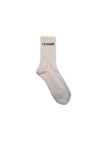 Reissue Logo Sports Socks White Black