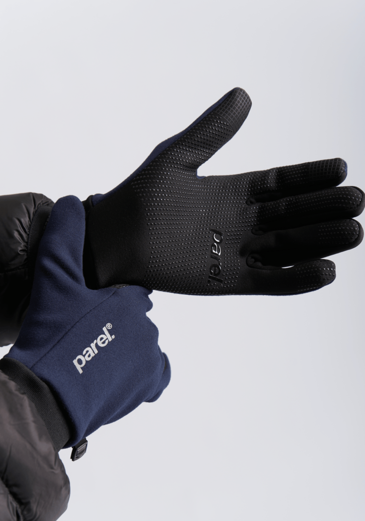 Parel Studios Tech Gloves Navy Black