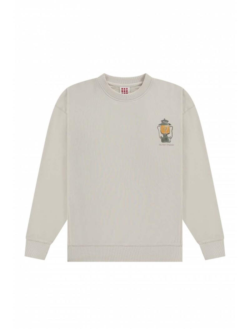 The New Originals Camping Essentials Crewneck White Sand