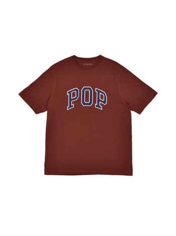 POP Trading Company Arch T-Shirt Fired Brick Navy