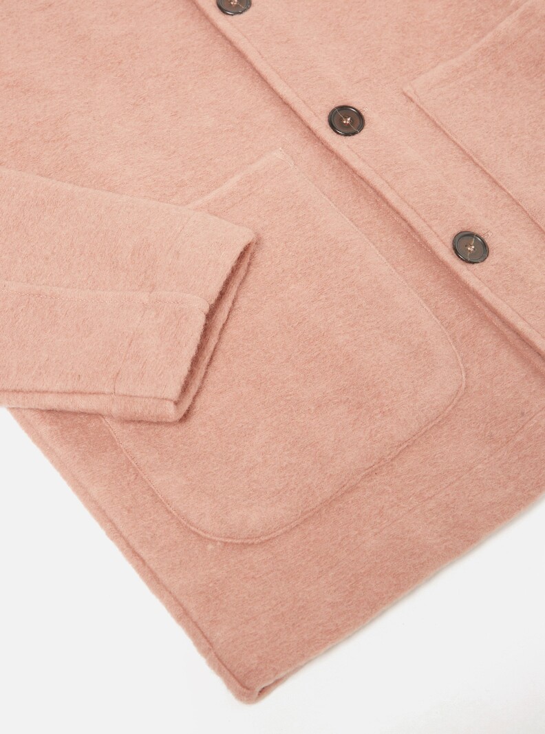 Universal Works Wool Fleece Field Jacket Pink