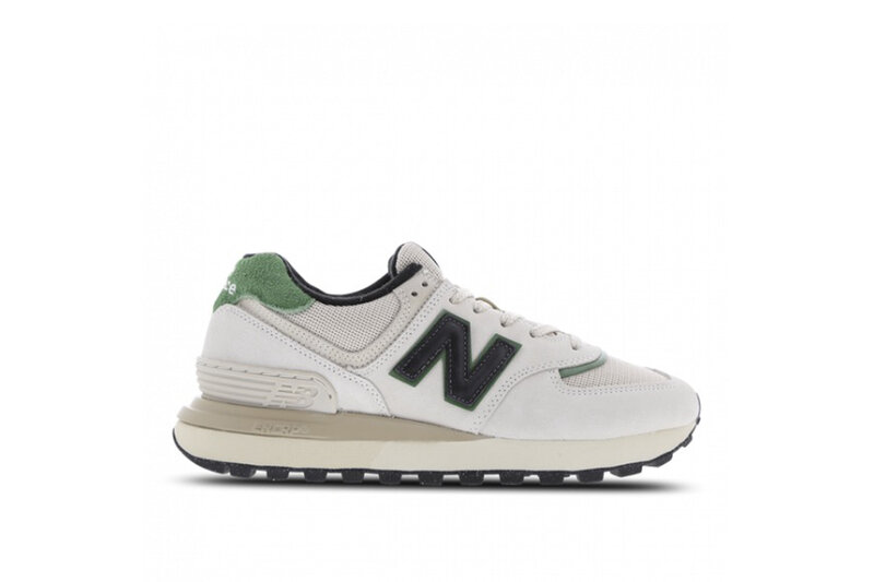 New Balance 574 White Black Green