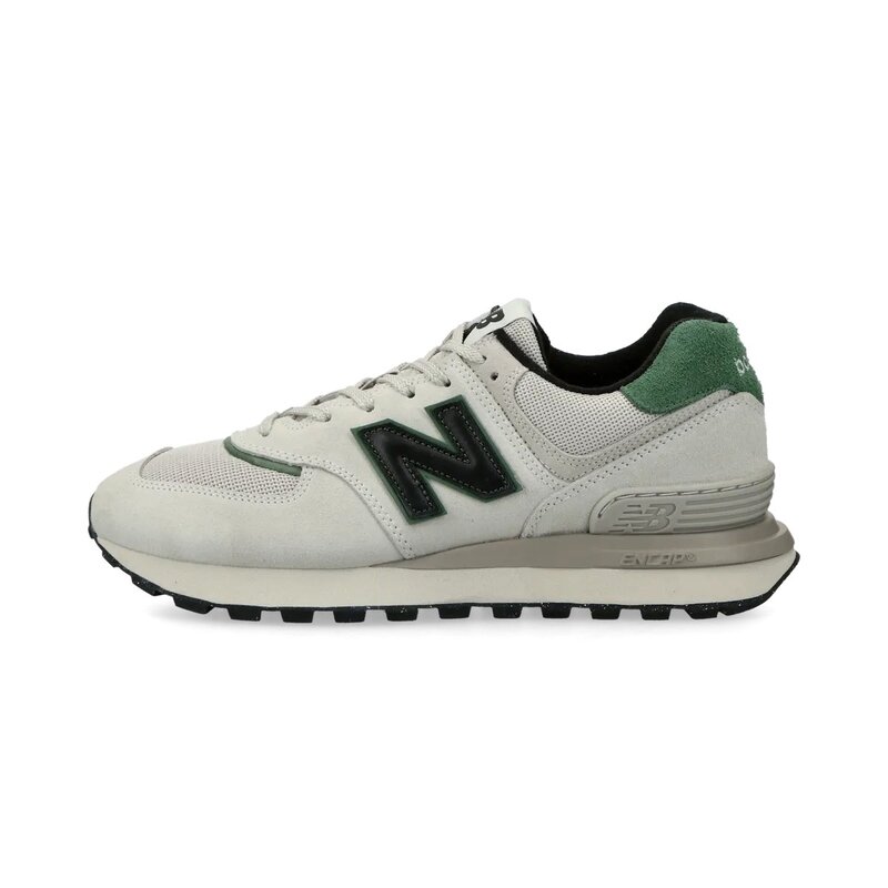 New Balance 574 White Black Green