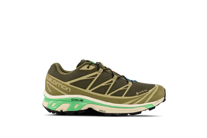 Salomon XT-6 Gore-Tex Olive Night Dried Herb Almond Milk