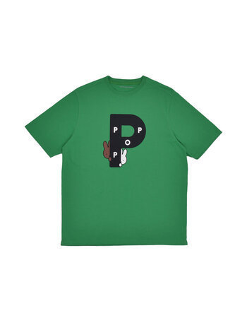 POP Trading Company X Miffy Big P T-Shirt Green