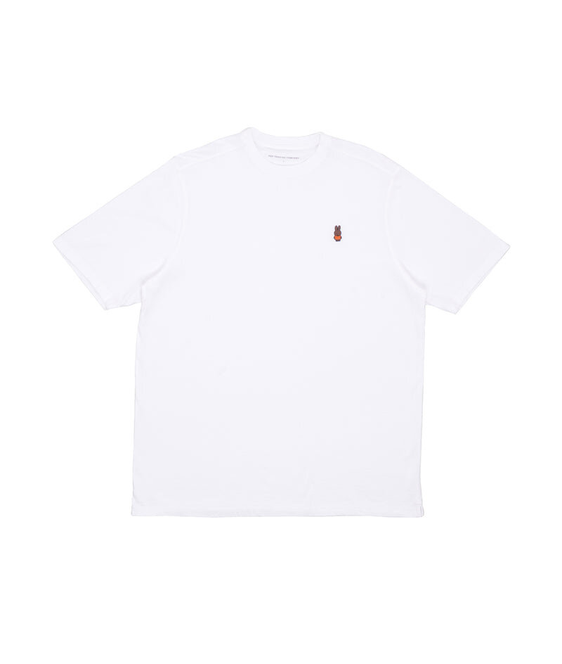 POP Trading Company X Miffy Embroidered T-Shirt White