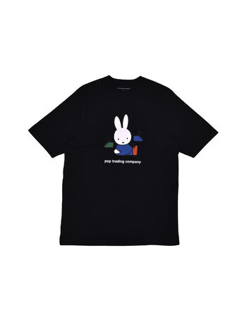 POP Trading Company X Miffy Footwear T-Shirt Black